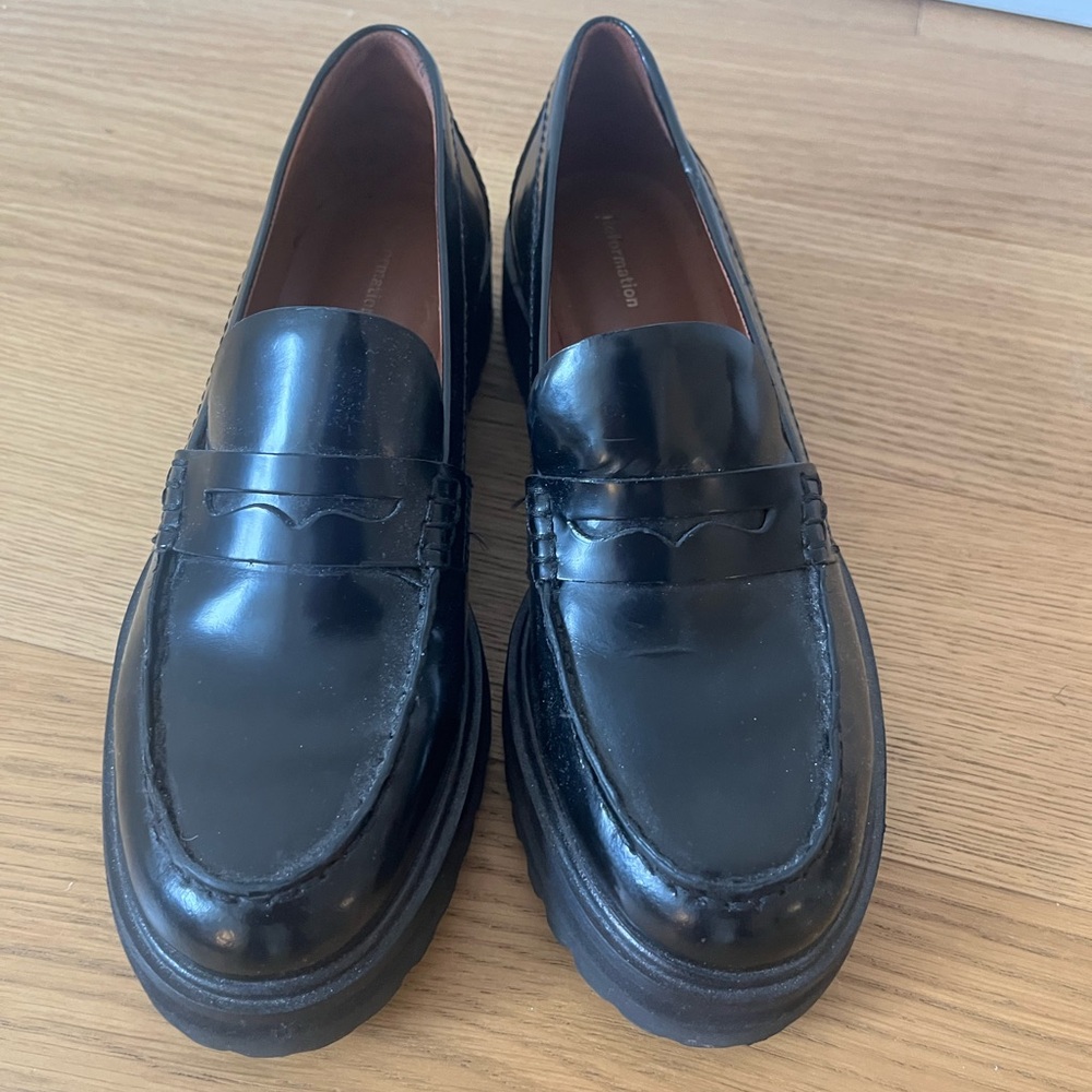 Women’s Black Patent Leather Loafers